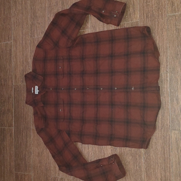 Carhartt Mens Flannel Shirt Plaid Button Down Original Fit Long Sleeve XL Tall - Picture 1 of 11